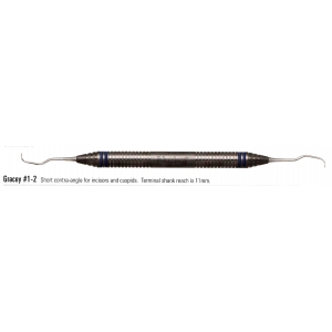 NORDENT CURETTE GRACEY #1-2 ColorRing Duralite Handle