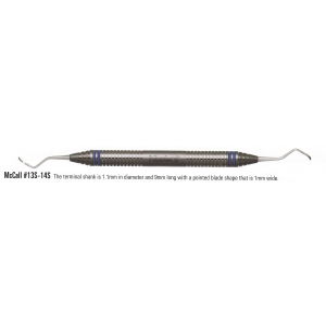 NORDENT CURETTE McCALL 13S-14S ColorRing Duralite Handle