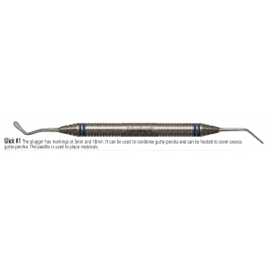 NORDENT ENDODONTIC PLUGGER GLICK #1 Standard Handle