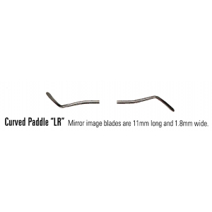 NORDENT COMPOSITE INSTRUMENT Curved Paddle LR Standard Handle
