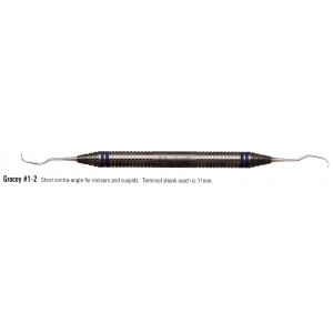 NORDENT CURETTE GRACEY #1-2 Duralite Handle