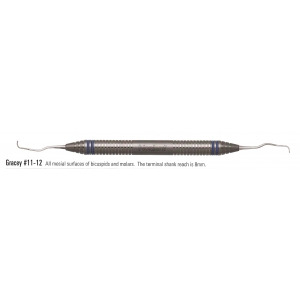 NORDENT CURETTE GRACEY #11-12 Duralite Handle