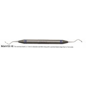 NORDENT CURETTE McCALL #13S-14S Duralite Handle