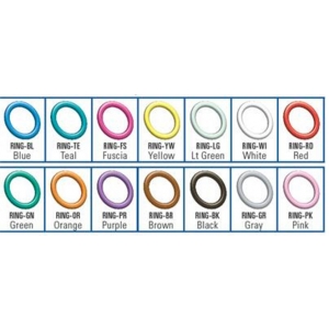 NORDENT DURALITE COLOR RINGS 13 Colours - Assorted (52)