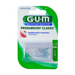 GUM Proxabrush Refill - Ultra-Fine Tapered 1.1mm (8) ISO 3