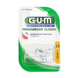 GUM Proxabrush Refill - Extra-Fine Tapered 1.3mm (8) ISO 4