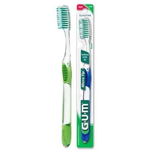 GUM Micro Tip Toothbrush Soft Full (1) 470MJ