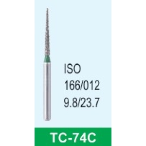 Mani Diamond Bur TC-74C (166-012) FG (5/pcs) Green Coarse