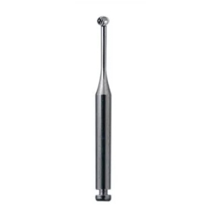 MANI Long Shank Steel Bur Size 4 28mm 014 Round