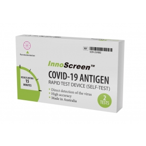 InnoScreen COV-19 Rapid Antigen Test Device (2) Self Test