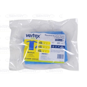 VERTEX Basic Standard Sterile Surgical Gown & Towel Medium (20) AAMI Level 2