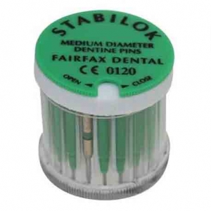 STABILOK GREEN STAINLESS STEEL PINS MEDIUM (20)