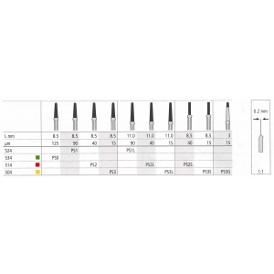 INTENSIV Proxoshape File PS3 (1) Extra Fine Yellow 0.2mm/8.5mm