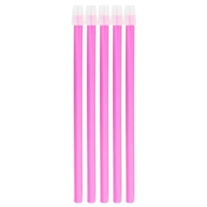 SALIVA Ejectors (100) Pink Fuchsia with Opaque Tip