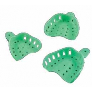UNIDENT Small Upper Wide Arch Impression Trays (12) Green