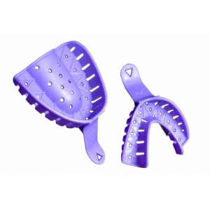 UNIDENT Small Upper Shape Impression Trays (12) Purple