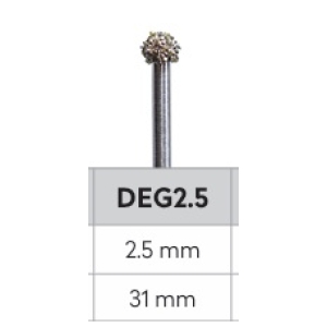 EthOss Degranulation Bur 2.5mm Refill Pack (3/pcs)