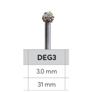 EthOss Degranulation Bur 3.0mm Refill Pack (3/pcs)