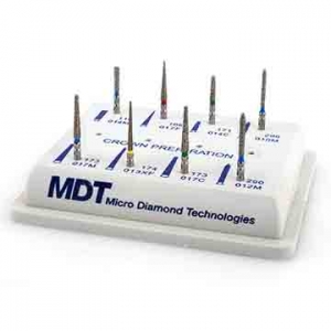 MDT Crown Preparation Diamond Bur Kit (8)