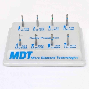 MDT Cavity Prep Diamond Bur Kit (8)