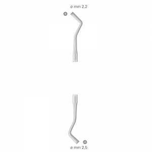 ONGARD Lite-Touch Amalgam Plugger DEH8 FOC #3 Serrated