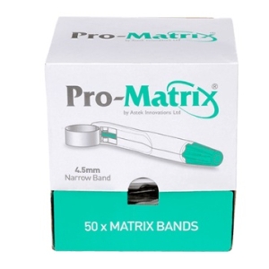 ASTEK Pro-Matrix Bands 4.5mm Narrow (50) Green