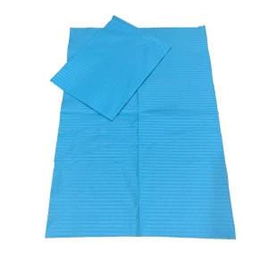 4-Ply Dental Bibs -Small Blue 23 cm x 33 cm (1000)