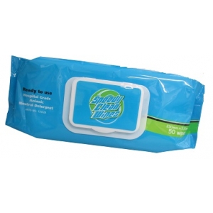 SPEEDY Clean Wipes Flat Pack Anionic Neutral Detergent - 80 Wipes, 230x330mm