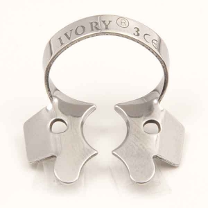 IVORY Rubber Dam Clamp SS 3 Regular Molar