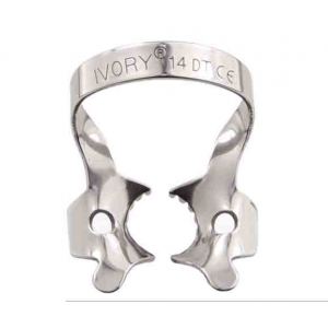 IVORY Rubber Dam Clamp SS Tiger 14T Molar Serrated