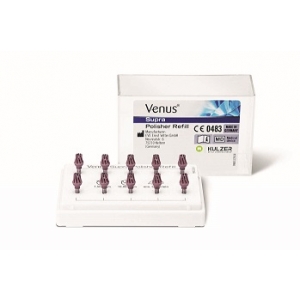 KULZER Venus Supra Pre Polisher Red Twist Brush Refill (10)