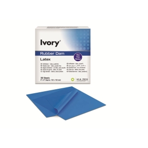 IVORY Rubber Dam Blue Heavy (36) 15x15cm
