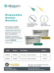 'New' Diaguru Dental Needles